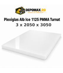 Plexiglas Alb Ice 1125 PMMA turnat 3 x 2050 x 3050 mm Plexiglas Alb Ice 1125 PMMA turnat 3 x 2050 x 3050 mm